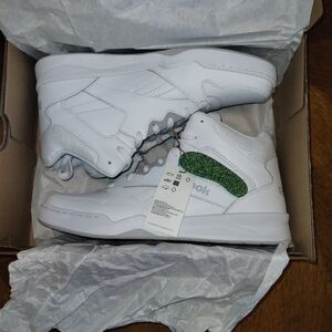 Reebok Mens Royal BB 4500 Hi 2 High Top Shoes Size 12 UK 11 WHITE LGH SOLID GREY